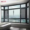 Decoración del hogar, zona residencial, balcón cerrado, ventanas abatibles, casa autoconstruida, villa, puertas y ventanas de aleación de aluminio con rotura de puente térmico, ventanas con sistema de acristalamiento de suelo a techo insonorizadas