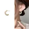 Exquisitos y Compactos Pendientes de Aro de Circonita para Mujer, Nuevo Estilo Caliente 2026, Pendientes de Lujo Ligero y de Gama Alta, Joyería para Orejas Impresionante y Popular