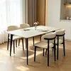 Silla de Comedor Diseño Nórdico Silla con Respaldo para Restaurante Asientos Sencillos para Cafetería Uso Ocasional en Casa Marco Metálico Reposabrazos