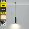 Lámpara de Araña LED para Restaurante Bar Moderna Simple Cafetería Recepción de Hotel Tienda Comercial Cilindro Tubo Largo Lámpara Pequeña