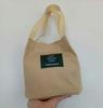 Bolso de mujer nuevo estilo coreano, bolso de lona sencillo y artístico para chica, bolso de cubo de moda de color sólido fresco, bolso cruzado informal moderno