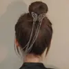 Nuevo Clip Pinza para Agarrar Pelo de Mariposa Super Hada con Borla Hueco Pinza de Tiburón para Agarrar la Parte Posterior de la Cabeza Placa para Cabello Trenzado Tocado Elegante Accesorios para el Cabello