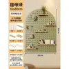 Tablero Decorativo de Entrada Sala de Estar Bastidor de Hilos para Máquina de Coser Tablero Perforado de Madera Maciza Montado en Pared Estante de Exhibición para el Hogar