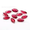 Atacado de fábrica vidro marquise, vidro marquise branco e colorido 1.5*3-6*12mm cabochão de fundo pontudo pedras soltas