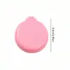 Pente Macio Fofo Coreano Pequeno Alisamento de Cabelo Silicone Espelho Portátil Desenho Animado Moda Ferramenta de Massagem Em Estoque