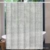 Cortina de ducha gruesa de PEVA, cortina de baño con patrón geométrico translúcido, cortina de partición impermeable para ducha, comercio electrónico transfronterizo al por mayor