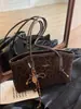 Bolso Tote Gran Capacidad para Mujer Bolso de Viaje 2026 Nuevo Diseño Retro de Nicho Bolso con Estampado de Leopardo Bolso de Hombro Único