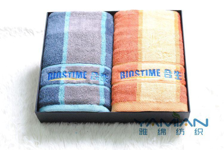 全棉毛巾礼盒套装31 logo