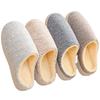 Amazon Transfronteiriço Um Clique Em Nome do Mesmo Estilo Pantufas Peludas Pantufas de Algodão Quentes de Inverno 2024