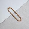 10Cm.12Cm Llavero de Cuentas Onduladas Colgante para Bolso Cadena Suelta Cadena Negra Cadena de Cuentas de Pintura de Vidrio Etiqueta Mayorista