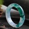 Pulsera de Jade Dulong, Pulsera de Jade Ba Shan, Pulsera de Jade Cuarcita, Pulsera de Jade Copo de Nieve, Pulsera de Jade Flor Azul Sala de Transmisión en Vivo