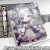 Nuevo Gris Chica Cool M5 Cuaderno de Hojas Sueltas Tendencia Cool Dibujos Animados Hebilla Magnética Cuaderno Sp Chica Cuaderno Álbum de Tarjetas
