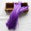 Directo de fábrica DIY hecho a mano pluma pluma larga blanco roto cola morada accesorios de joyería máscara manualidades accesorios de ropa