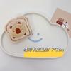 Muñeco de Peluche de Hamburguesa de Dibujos Animados Muñeca Kapibala Broche de Muñeca Tostada Cobaya Hecho a Mano DIY Accesorios para Ropa