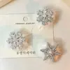 Pinza para el pelo de felpa de copo de nieve súper linda para mujer, para flequillo, decoración navideña, accesorio de pelo elegante