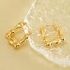 Pendientes Irregulares de Acero de Titanio Estilo Europeo y Americano para Mujer, con Rosca en Forma de Corazón, Elegantes y Modernos Accesorios para Orejas, Venta al por Mayor, Lujo Ligero, Sensación de Alta Gama