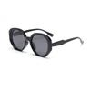 T7112 Estilo Coreano Plain Large Frame Óculos de Sol Polarizados Óculos de Sol Femininos Novos Cyber Celebrity Plain Face Slim Óculos de Sol Estilo Trendy ins