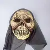 [Borda-Borda] Máscara de Halloween Grimace de Látex para Baile de Máscaras Horror Grito Adereços Engraçados para Fantasia