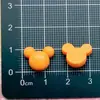 Cabeza de Mickey de Color Primavera, Estrella de Cinco Puntas, Parche de Resina de Pegamento Cremoso en Forma de Corazón, Clip para Oreja, Arte de Uñas, Accesorios de Decoración para Funda de Teléfono