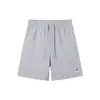 Estilo Nuevo Transfronterizo Pantalones Cortos Deportivos Casuales de Verano Sueltos de Piedra Algodón Puro Brújula Bordado de Logo Pequeño Pantalones Casuales