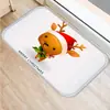Alfombra de Piso Navideña para el Hogar Dibujo Animado de Reno Alfombra de Cocina