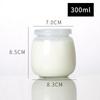Atacado 50-100-200ml Garrafa de Vidro com Rolha Boca de Seda Copo de Pudim Copo de Leite Espessado Resistente a Altas Temperaturas Garrafa de Iogurte