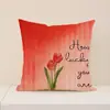 Nueva Funda de Almohada Floral Retro de Amazon Poliéster Versátil Cojín de Asiento para Interiores Decorativo para Sala de Estar Cojín de Sofá