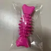Juguete Popular Transfronterizo de TPR para Perro, Juguete de Hueso, Juguete de Hueso con Alas para Teddy y Bichón, Juguete para Limpieza Dental de Mascotas