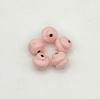 Divertido Cuentas Baba Cuentas Crema Aleación Pintura Horneada Agujero Recto Material Cuentas Pulsera Bolsa Colgante Accesorios de Joyería DIY