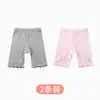 Leggings de Verano para Niñas, Shorts Finos de Seguridad de Modal Anti-Exposición, Shorts hasta la Rodilla para Bebé para Usar por Encima