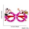 Amazon Novos Óculos de Natal de Desenho Animado Suprimentos Decorativos para Festa de Fim de Ano Armação de Óculos de Alce Papai Noel para Fantasia