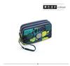 Bolso Clutch para Mujer 2025 Nuevo Estilo Coreano Monedero Gran Capacidad Tres Capas Cierre Cremallera Largo Bolso para Teléfono Móvil Clutch Billetera