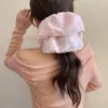 Nuevo Diseño Coreano de Nicho Hecho a Mano Encaje Plisado Encaje Banda para el Cabello Doble Capa Intestino Grande para el Cabello Accesorios para el Cabello
