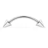 Barra para Piercing de Acero Inoxidable 316L para Diente, Ceja, Uña, Oreja, Nariz, Labio, Joyería Personalizada