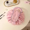 Bolsa cosmética con cordón para mujer, Bolsa cosmética portátil de gran capacidad para personas perezosas, Neceser impermeable de viaje