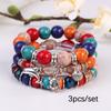 Pulseiras Europeias e Americanas de Design Nicho Boêmio Novo com Vidro Multicolorido Multicamadas, Pingente de Animal, Golfinho, Tartaruga, Joias