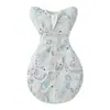 Manta Envolvente para Bebé Transpirable Saco de Dormir Envoltura para Bebé Algodón Puro Manos Arriba Recién Nacido Anti-Sobresalto Primavera/Verano Estilo Rindición Manta Anti-Patadas