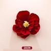 Decoración de flores plisadas tridimensionales de papel crepé para la disposición de la habitación de bodas, nueva casa, mesita de noche del dormitorio, pared de fondo, suministros para bodas