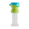 Tapa con popote para agua mineral, adaptador de popote seguro para niños, ayuda para beber portátil para bebés, popote universal para botella