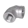 Xzp11-02 03 04 06 08 Rosca Interna Doble Hilo Interno Mismo Diámetro Acero Inoxidable 304 Conexión Codo de 90 Grados