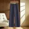Pantalones de cintura alta, pierna curva para mujer, nueva moda de otoño, pierna ancha, holgados y cómodos, versátiles, adelgazantes, pantalones casuales de pierna recta
