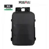 Mochila 180 grados Gran Capacidad Bolsa de Viaje de Negocios con Apertura y Cierre, Mochila Casual, Logo Personalizado, Bolsa para Laptop, Bolsa para Estudiante de Secundaria.