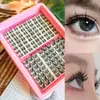 Pestañas postizas transfronterizas para mujeres europeas, americanas, asiáticas y mestizas con maquillaje atrevido, pestañas exclusivas que son deslumbrantes a primera vista, más vendidas en Amazon, DIY