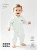 Mameluco de bebé sin costuras Clase A de algodón puro, estilo primavera y otoño, ropa de algodón puro para recién nacidos, ropa de bebé de manga larga para niños y niñas