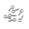 Olhais, parafusos de buzina, pregos de pérola, parafusos, materiais de conexão para pingente de boneca de contas fofa, acessórios para joias DIY