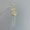 Linterna de Gazebo Estilo Chino Borla Pasador de Pelo Nuevo Pasador de Pelo Luminoso Retro Chino Accesorios para el Cabello Hanfu Pasador de Pelo Tocado