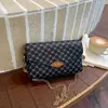 Bolsa de alta qualidade para mulheres 2026 novo estilo tendência estampada elegante bolsa de ombro única bolsa transversal casual de celebridade da internet bolsa quadrada pequena da moda