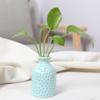 Vaso pequeno de cerâmica fresca, vaso pequeno moderno e simples para flores, flor artificial, flor seca, mesa de sala de estar, decoração de casa, flor por atacado