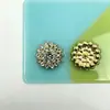Nuevo Estilo Full Diamante Aleación Redondo Estilo Chanel Accesorios para Zapatos y Bolsos Accesorios de Ropa DIY Accesorios para Suéter Abrigo Camisa