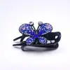 Pinza de Pato Pequeña Mariposa, Pinza de Tres Dientes Moderna y Versátil, Pasador de Pedrería, Exquisito Pasador de Gama Alta para la Parte Posterior de la Cabeza